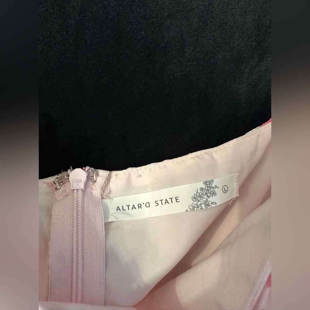 Altar'd State Pink Ruffle Babydoll Dress - Picture 5 of 5